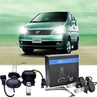 1 Pair LED Car Headlight 8000LM Auto LED Headlight h4 For Nissan Serena (C24) 2001 - 2013 beam acces