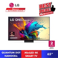 [FREE Bracket] LG 65" 65QNED91TSA MiniLED QNED91 4K Smart TV (2024) (120Hz)