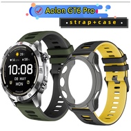 Aolon GT6 Pro case Screen protector Aolon GT6 Pro strap Silicone strap for Aolon GT6 Pro Smart Watch