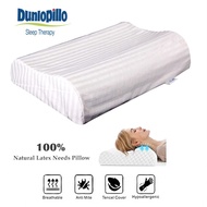 Dunlopillo Natural Latex Pillow | Neck Support Foam Pillow | Bolster Contour Shape