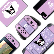 Nintendo Switch Oled Skin Cover Dock Sticker theme Sanrio Kuromi Game console protection