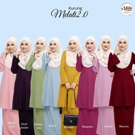 🌸VS-01🌸 [PART 1] Kurung Pahang Melati 2.0 S-5XL Baju Raya Plus Size Kurung Plain Muslimah Wear Musli
