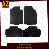 Toyota Wigo 2013-2020 Rubber Matting (Matte Black)