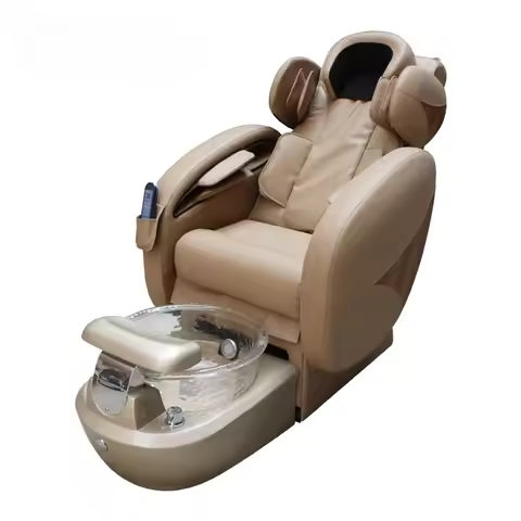 Modern Nail Spa Salon Chair Luxury Human Touch Massage Pedicure Spa Chair Foot Spa