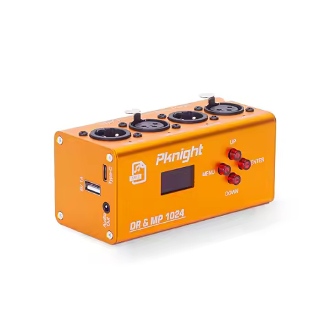 Pknight DMX Recorder and Music Player with 32G, 2 Universe, 1024 Channels, Multiple Playback Modes S