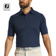 FootJoy FJ ProDry Performance Texture Mix Solid Mens Golf Shirts เสื้อแขนสั้น ชุดกอล์ฟ สำหรับผู้ชาย 