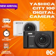 YASHICA City 100 Digital Camera 5K Video 72MP WiFi 3X Optical Zoom WiFi Type C Compact Vlog Camera
