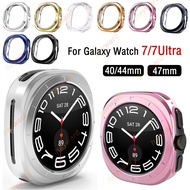 Soft TPU Case for Samsung Galaxy 7 Ultra 47mm Watch 7/6/5/4 44mm 40mm Screen Protector Anti-Scratch 