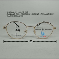 5636 ROUND IRON EYEGLASSES FRAME FOR MEN Wanita