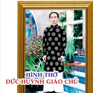Hanging paintings, photos worshiping the DUC HUYNH GIAO standing and durable + Beautiful bright phot