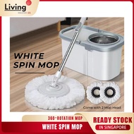 Rotating Lazy Spin Mop Magic Floor Cleaning Mop With Bucket Smart Rotating Mop Set Household Mop