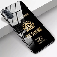 Softcase Glass Kaca ROKOK OPPO RENO 4 3 2F -S18 - Casing Hp - OPPO RENO 4 3 2F - Pelindung hp-Case H