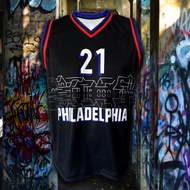 Nba Basketball Jersey Team Philadelphia 76ers BK0067 City /Joel Embiid 21 Model Size S-5XL