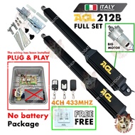 AGL 212B ( 4CH 433MHZ )  ( FULL SET )  SWING ARM AUTOGATE  HEAVY DUTY SWING AND FOLDING AUTO GATE SY