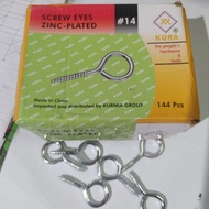 MATA Screw screw screw thread eye right cap no. 14 (144 pcs) eyew screw capstock