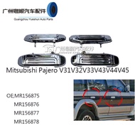 Suitable for Mitsubishi Pajero V31V32V33V43V44V45Cheetah Black Diamond Car Door Handle Electroplated