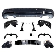 Mercedes benz GLA H247 GLA45 AMG rear bumper diffuser exhaust tail pipe lip bodykit borymkit