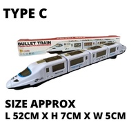 Mainan Kanak Kereta Api Bullet Train Dengan Lampu & Lagu Bullet Train With Cool Flash Light & Music
