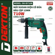 NEW DEKTON 13mm drill with wall drilling mode - machine capacity 710w . .,