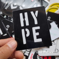 HYPE STICKERS