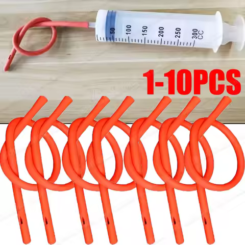 1-10PCS Portable Silicone Colon Enema Tube Vaginal Cleaning Anal Pipe Accessory Anal Enema Nozzle Si