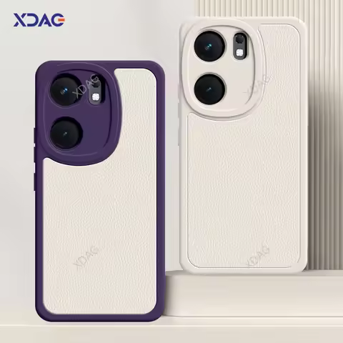 Lambskin Leather Phone Case Cover for VIVO IQOO Neo9 Neo 9 Pro Neo9Pro 5G Original Shockproof 360 Fu