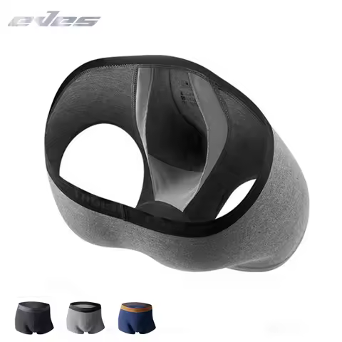 Eves 2Pcs/lot Men Underwear Boxers Shorts Cotton Cuecas Boxers Patent Boxer Homme Panties Pouch Male