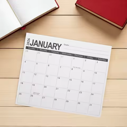 18-Month Refrigerator Magnetic Monthly Calendar 12X10 In 2026.1-2027.6 Fridge Planner For Kitchen Sc