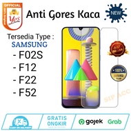 SAMSUNG F02S F12 F22 F52 TEMPERED GLASS ANTI-SCRATCH BENING