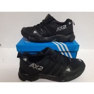 Adidas Ax2 (All Black) (Black grey red)