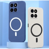 For Honor 200 Smart X7C 5G ALT-NX1 4G Colorful Matte Cover With Magnetic Sticker