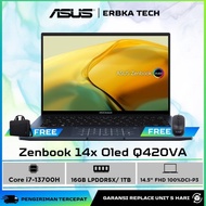 Laptop Asus Zenbook 14X Oled Q420Va Touch I7 13700 16Gb 1Tb 14.5"Qhd