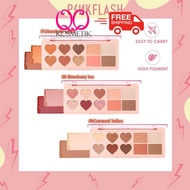 PINKFLASH Multiface Pallete Eyeshadow10C PF-M02  Blush Highlighter Nude Brown Pink Shimmer Matte