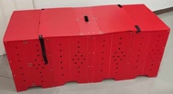 Folding Cage 3 division collapsible plastic for gamefowl