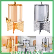 [ Beverage Dispenser with Spigot 3.6L Lemonade Container Drink Dispenser with Stand for Drink Bevera