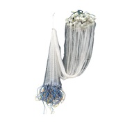 Ready-to-use 3-in 0.25mm high string fishing net 50m long2M