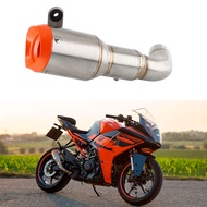 Motorcycle Exhaust Muffler with Link Pipe Slip-On Fit For KTM RC390 2022-2024 RC 390 exhaust RC390 M