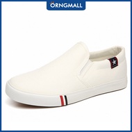 ORNGMALL Nam cổ điển vải bố thường nhật Giày lười Moccasin Thời Trang Giày slip on kiểu Loafer rửa l