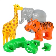 Zoo Animal Toys Magnetic Animal Building Blocks Animal Figurines Small Animal Toys Animal Figures To