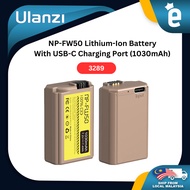 Ulanzi Sony NP-FW50 Type Lithium-Ion Battery With USB-C Charging Port (1030mAh) 3289