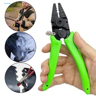 XI* Heavy-duty Fishing Pliers Long Lasting Fishing Pliers Premium Carbon Steel Fishing Pliers Anti-slip Handle Terminal Marker Essential Wire Rope Crimping Tools for Anglers