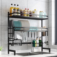 Netel brand Kitchen Organizer Rack Rak Pinggan Sink Dish Rack Stainless Steel Rak Dapur Kitchen Dish