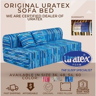 ▪ ∇ ◩ Uratex Sofa Bed Single Size With Free Pillow (6x36x73)