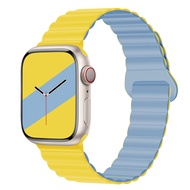 Magnetic Strap For Apple Watch Band 42mm 46mm Silicone Sport Bracelet iWatch Series 10 46mm Wristban