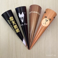 Ice Cream Paper Cone Holder Cone Paper Sleeve Crispy Cone Paper Baking Packaging Paper Holder Crispy