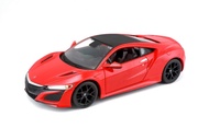 Maisto 2018 Acura NSX Red with Black Top 1/24 Diecast Model Car Maisto 2018 Acura NSX Red with Black