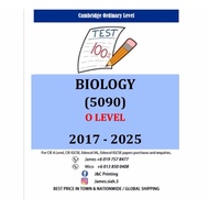 O Level BIOLOGY (5090) 2017-June/Nov 2025 (Paper 1,2,3,6)