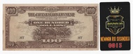 100 DOLLAR MALAYA JAPANESE GOVERNMENT LANGKA KOLEKSI BEKAS JARANG ADA