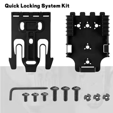 Quick Locking System QLS 19 Duty Holster Locking Fork & QLS 22 Adapter Base For Gun Holster Accessor