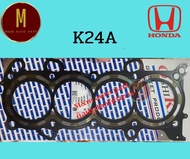 ประเก็นฝาสูบ HONDA K24A (เหล็ก STD)ACCORD CR-V 2400CC(88.0MM) ยี่ห้อ oshikawa